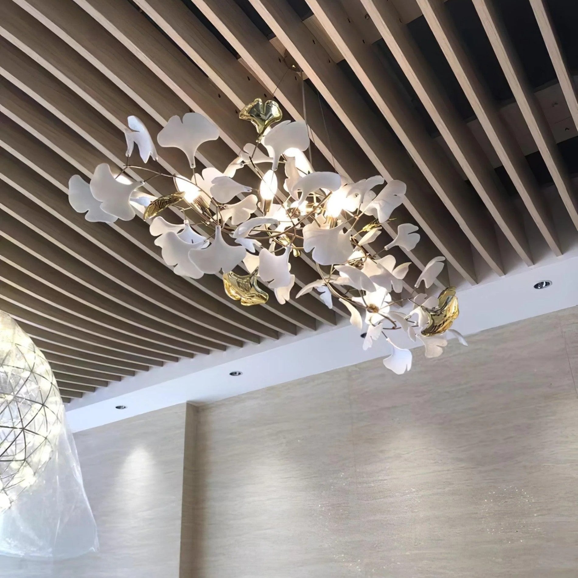 Vesper Luxurious Ginkgo Leaf Chandelier