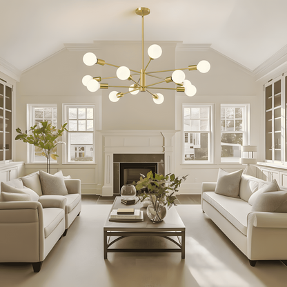 Drayven Modern Tiered Sputnik Metal Chandelier