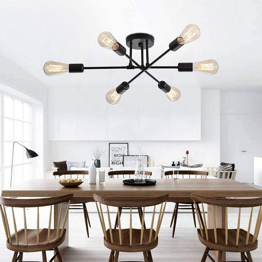 Liam Nordic Semi Flush Mount Ceiling Light