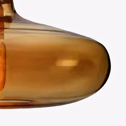 Zyren Modern Art Amber Glass Pendant Light