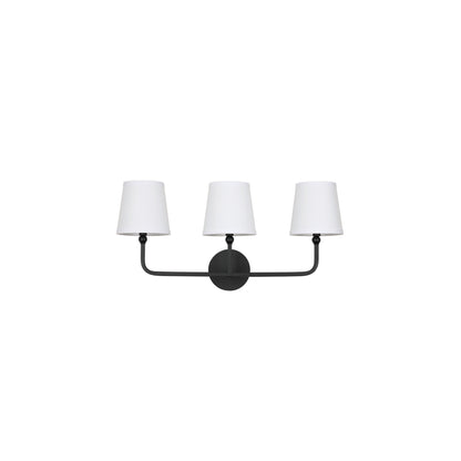 Liryn Minimalist 2/3/4 Heads Fabric Vanity Wall Light