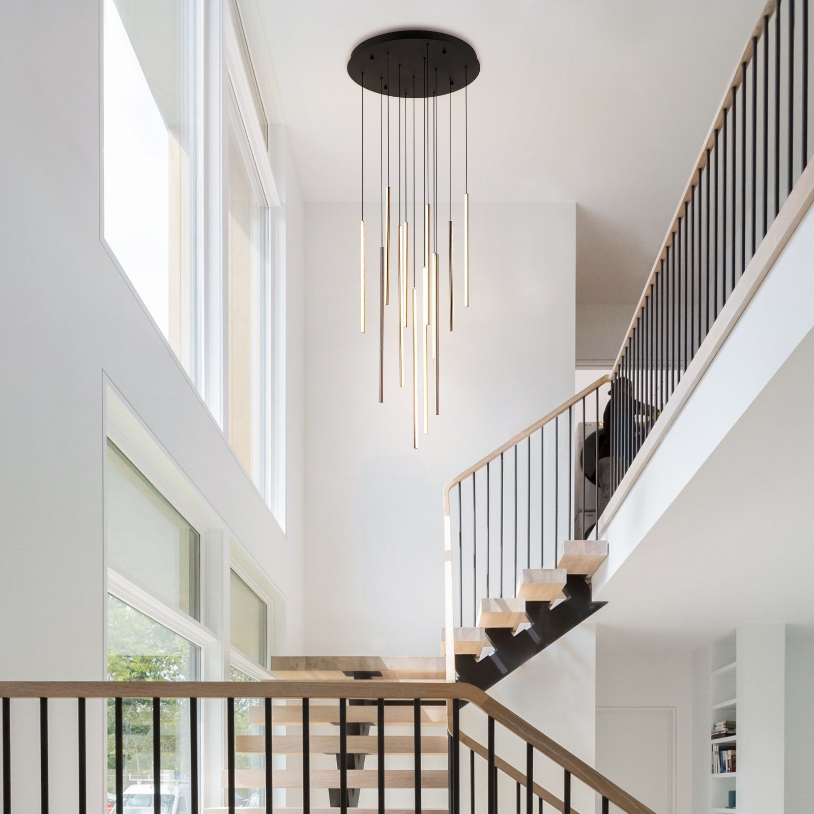 Rory Modern Cluster Cylinder Led Pendant Light