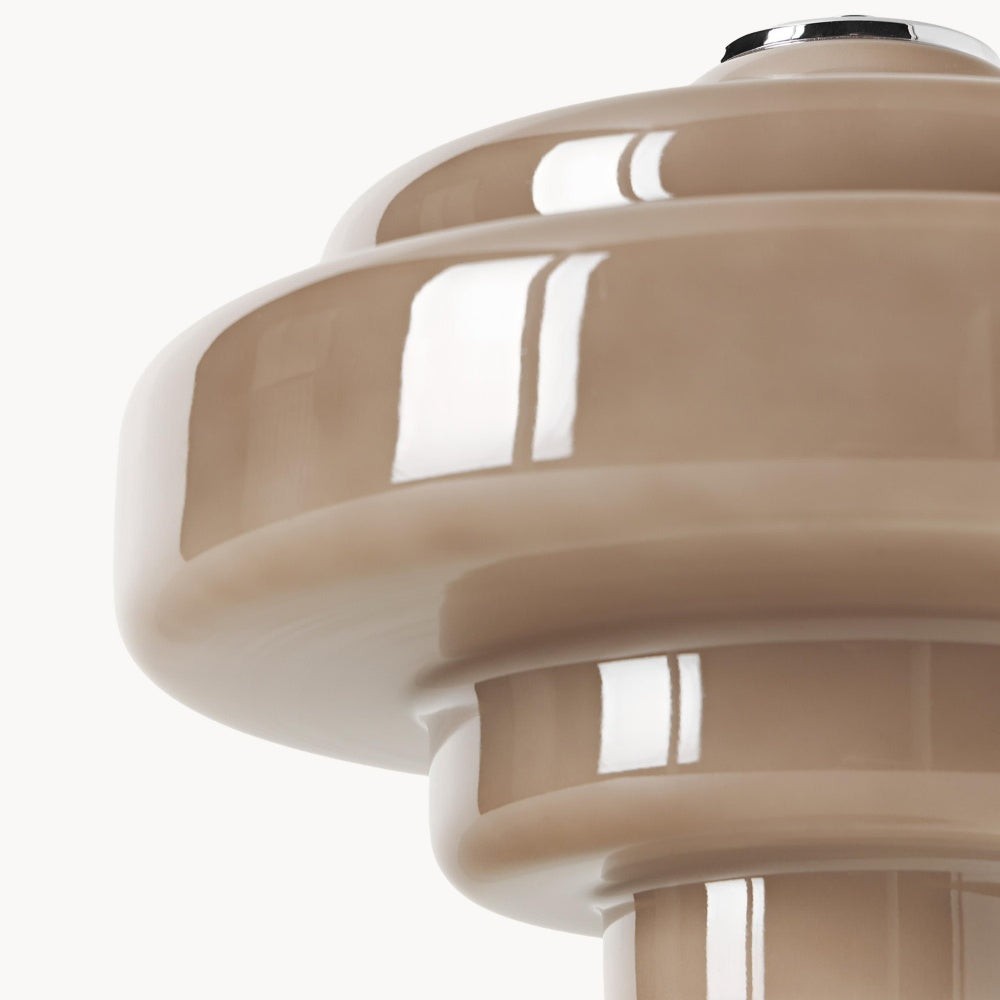 Yves Vintage Tiered Glass Table Light