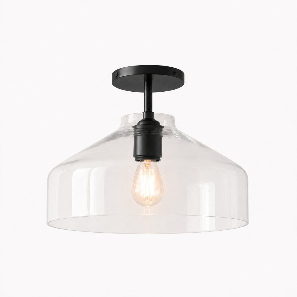 Drilon Nordic Morandi Metal Flush Mount Ceiling Light