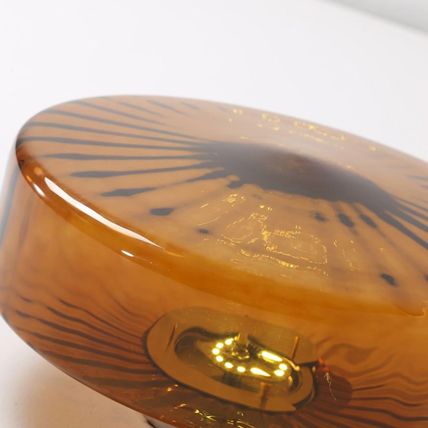 Xanthe French Vintage Round Glass Ceiling Light