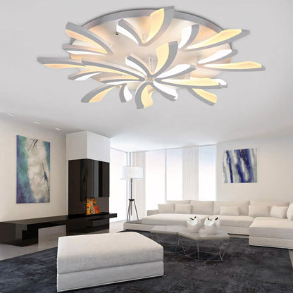Sariel Led Dimmable Acrylic V Shape Ceiling Light