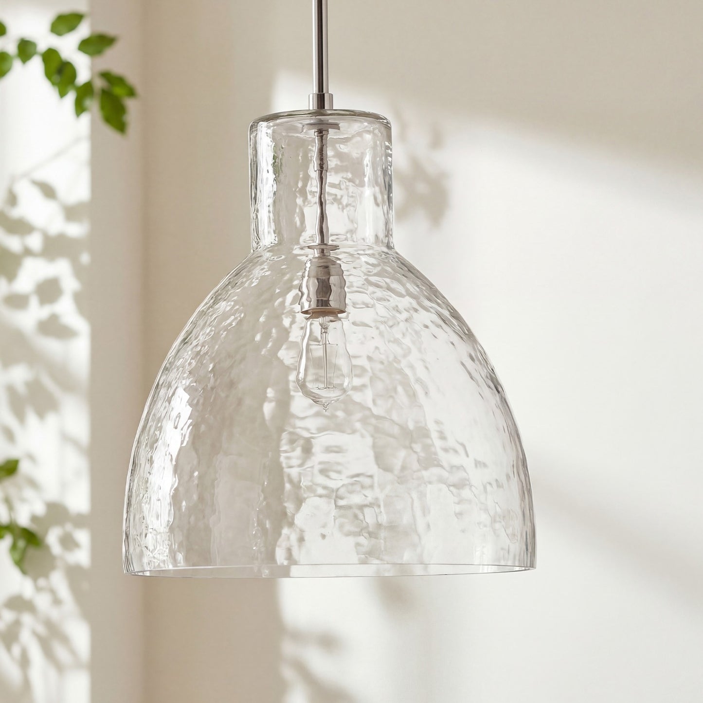 Keen Farmhouse Glass Dome Pendant Light