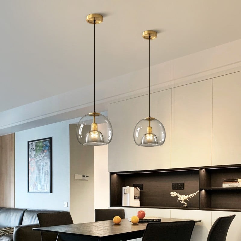 Priya Farmhouse Glass Kitchen Ceiling/Pendant Lighting