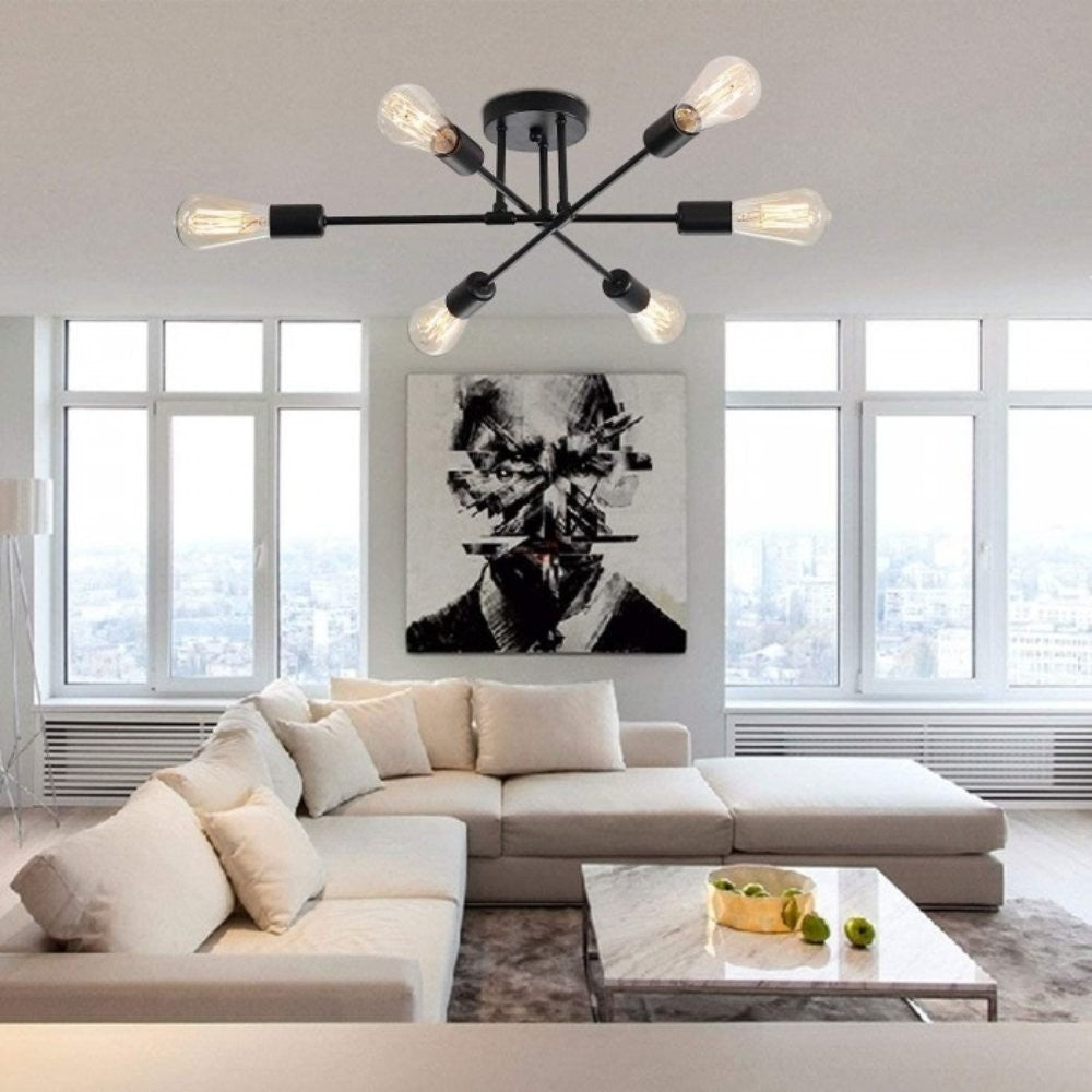 Liam Nordic Semi Flush Mount Ceiling Light
