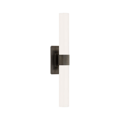 Zinnia Glass Tube Double Wall Mounted Light