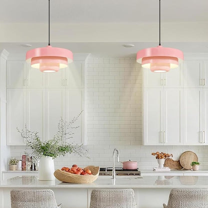 Modern Scandinavian Multi‑Layer Colorful Pendant Light