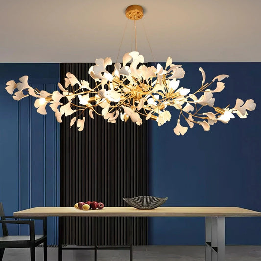 Vesper Luxurious Ginkgo Leaf Chandelier