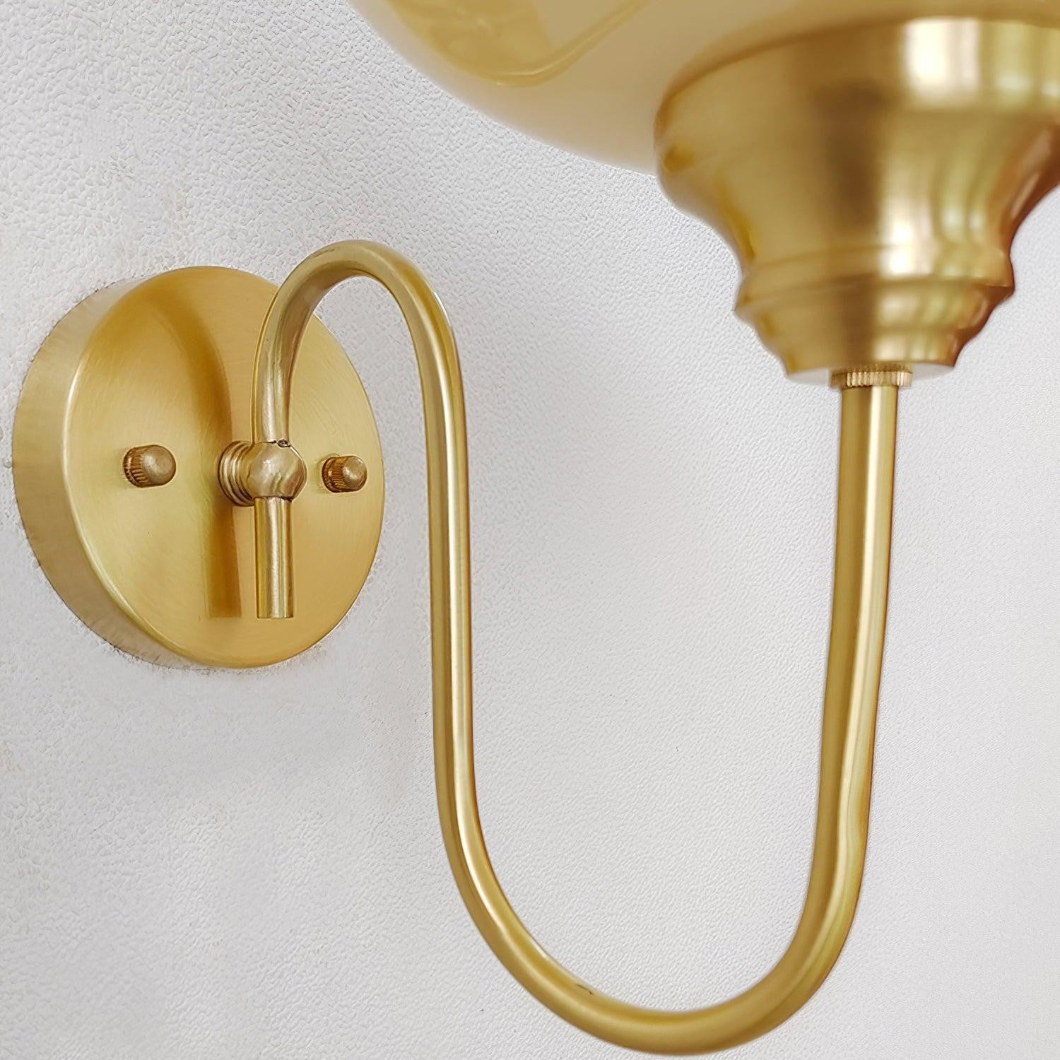 Ylvaen Bauhaus 1 Light Milk Glass Sconce