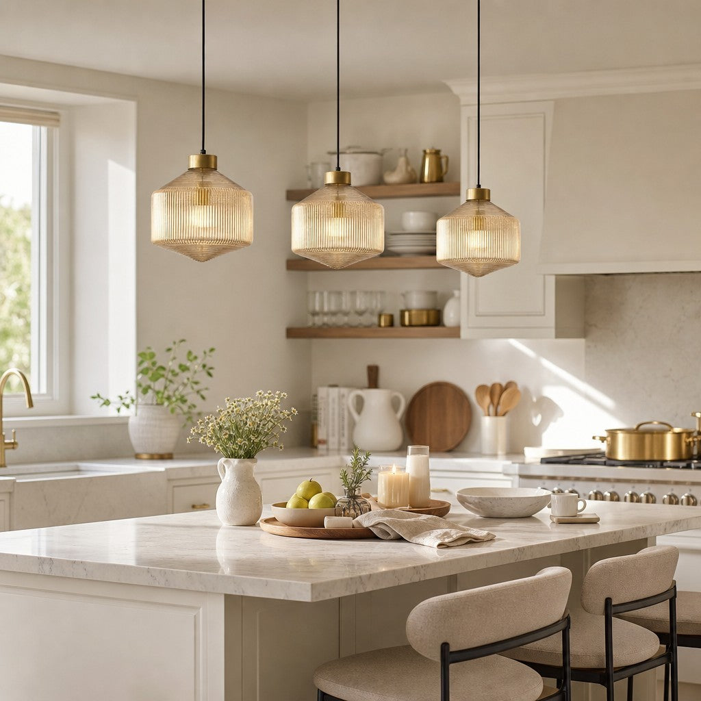 Bullard Modern Diamond Glass Pendant Light