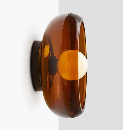 Vega Retro Bowl Shade Wall Sconce