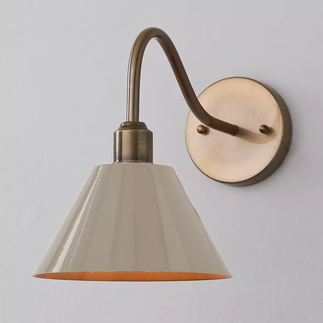Ferm Minimalist Industrial Tapered Sconce