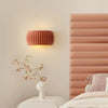 Klystix Macaron Color Up Down Fluted Resin Wall Lamps For Bedroom