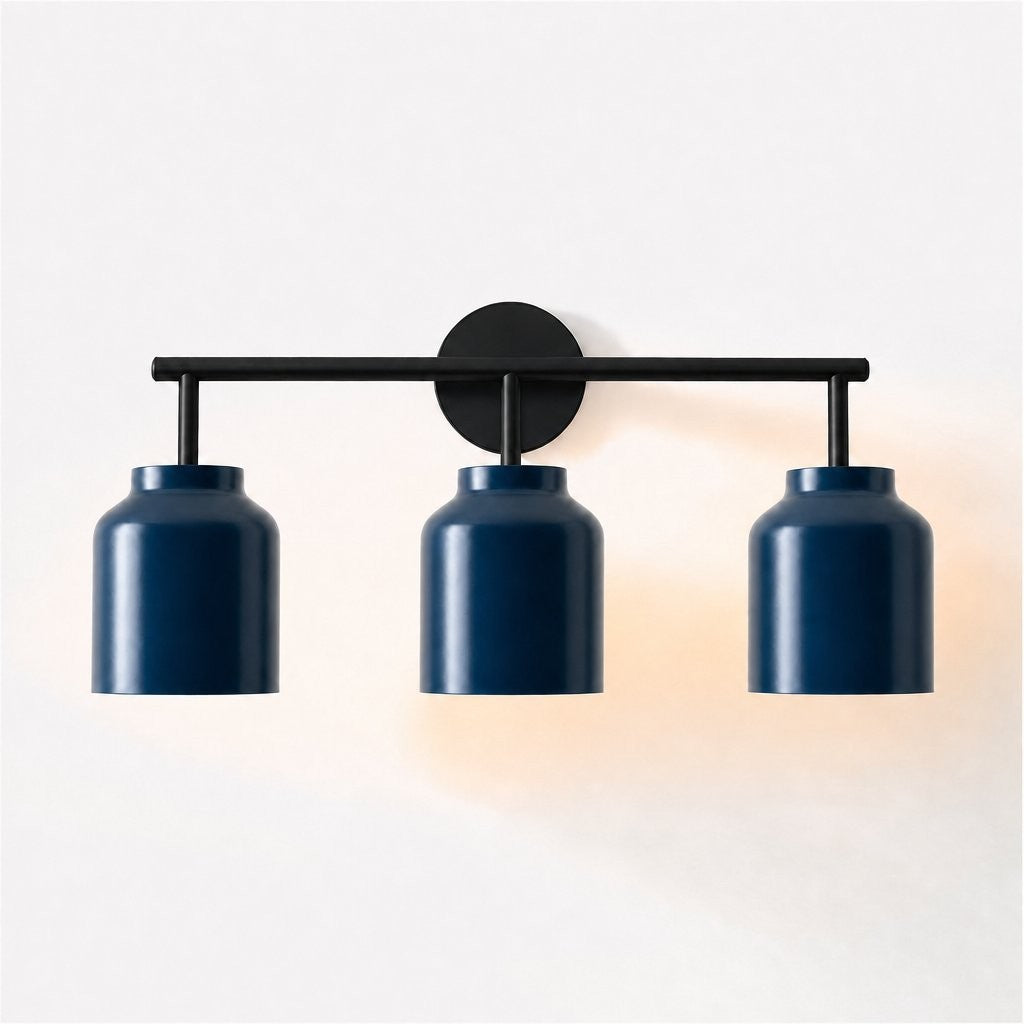 Drilon Modern 3-Light Milk Glass Bathroom Sconce