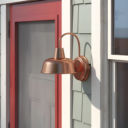 Anders Industrial Metal Dome Wall Sconce