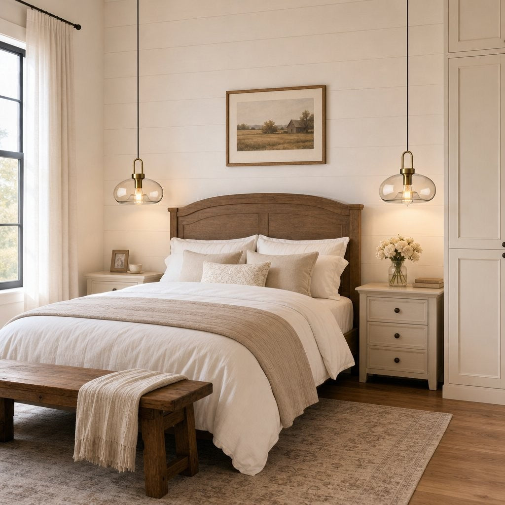 Vylith Brass Cognac Glass Single Hanging Lamp
