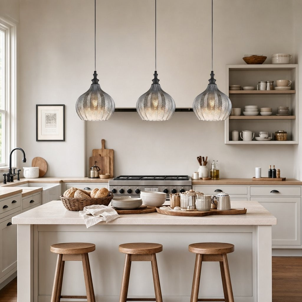 Nyxara Mid-Century Mini Glass Pendant light