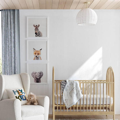 Dronor Ivory Woven Rope Globe Semi Flush Mount Light