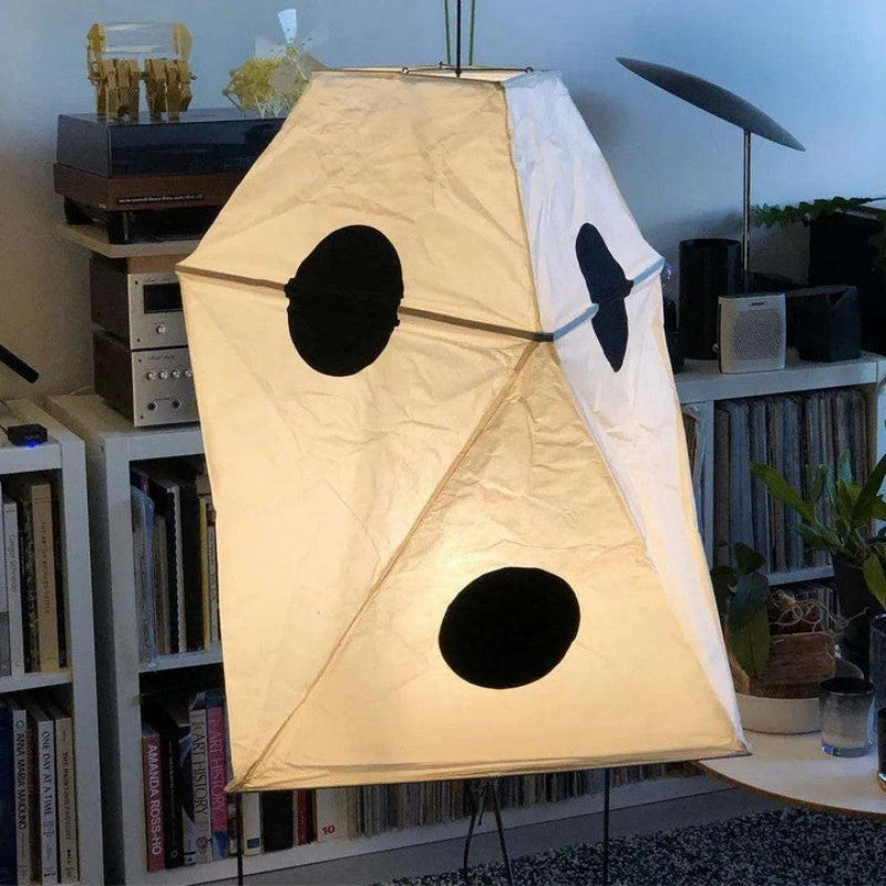 Kiran Minimalist Wabi-sabi Tripod Floor Lamp