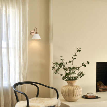 Ferm Minimalist Industrial Tapered Sconce