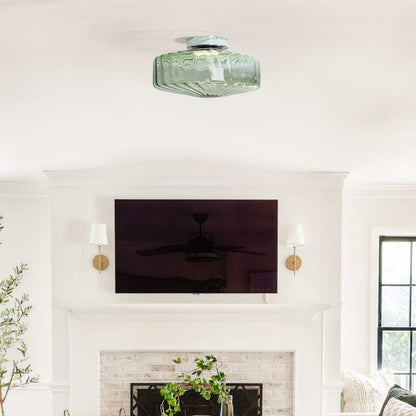Remy Vintage Water Ripple Ceiling Lamp
