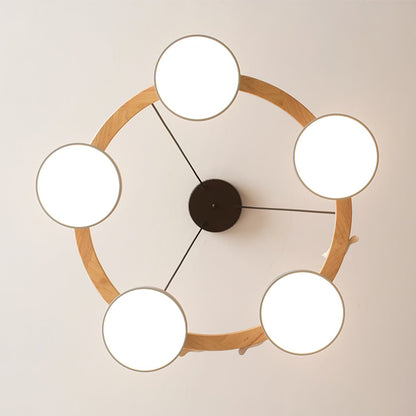 Myrithor Macarons Bird Woon Round Chandelier