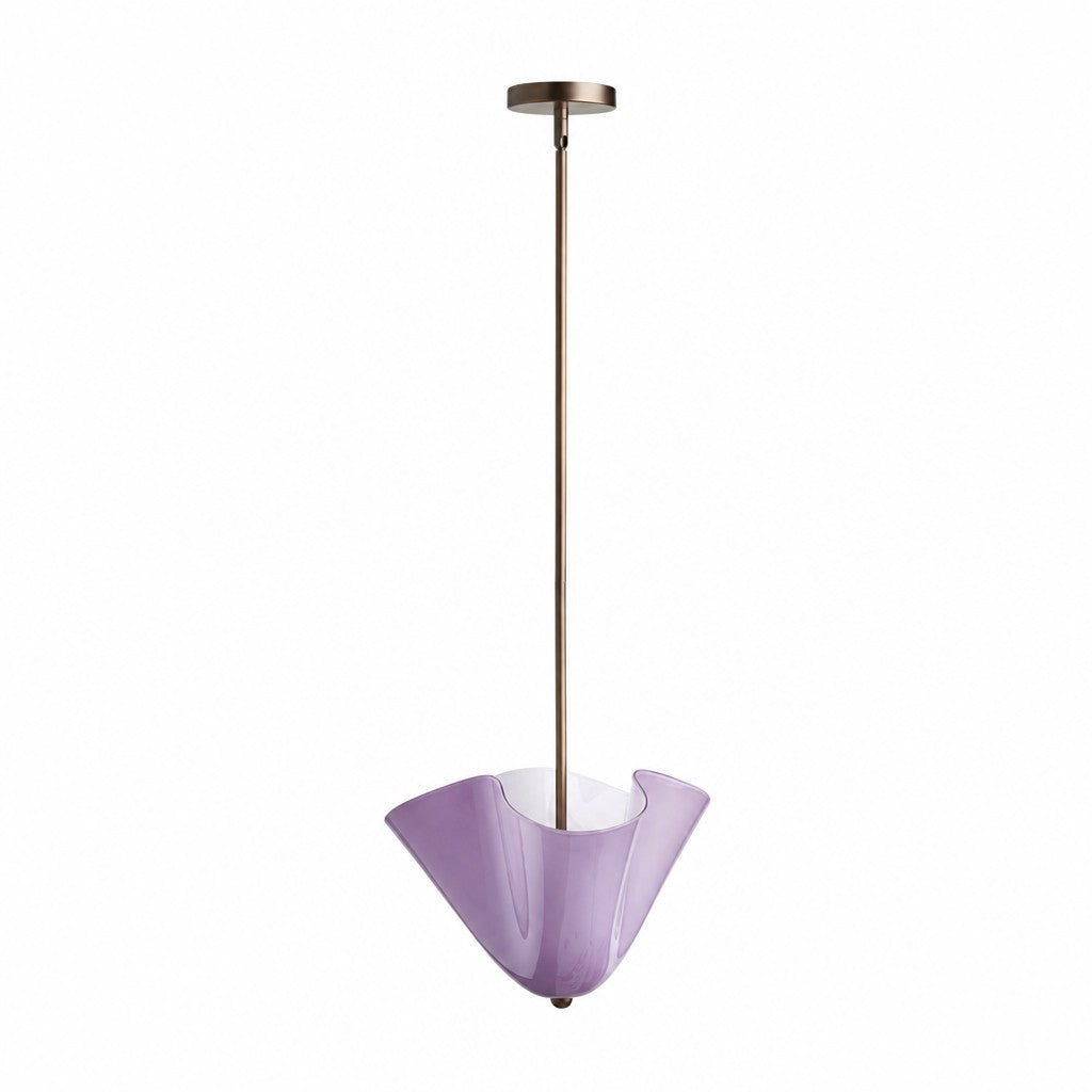 Franklin Modern Shell Glass Fazzo Pendant Light