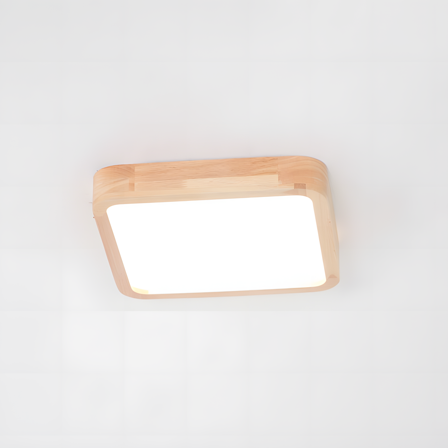Blayze Rustic LED Wooden Geometric Ceiling Light