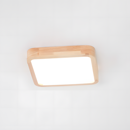 Blayze Rustic LED Wooden Geometric Ceiling Light