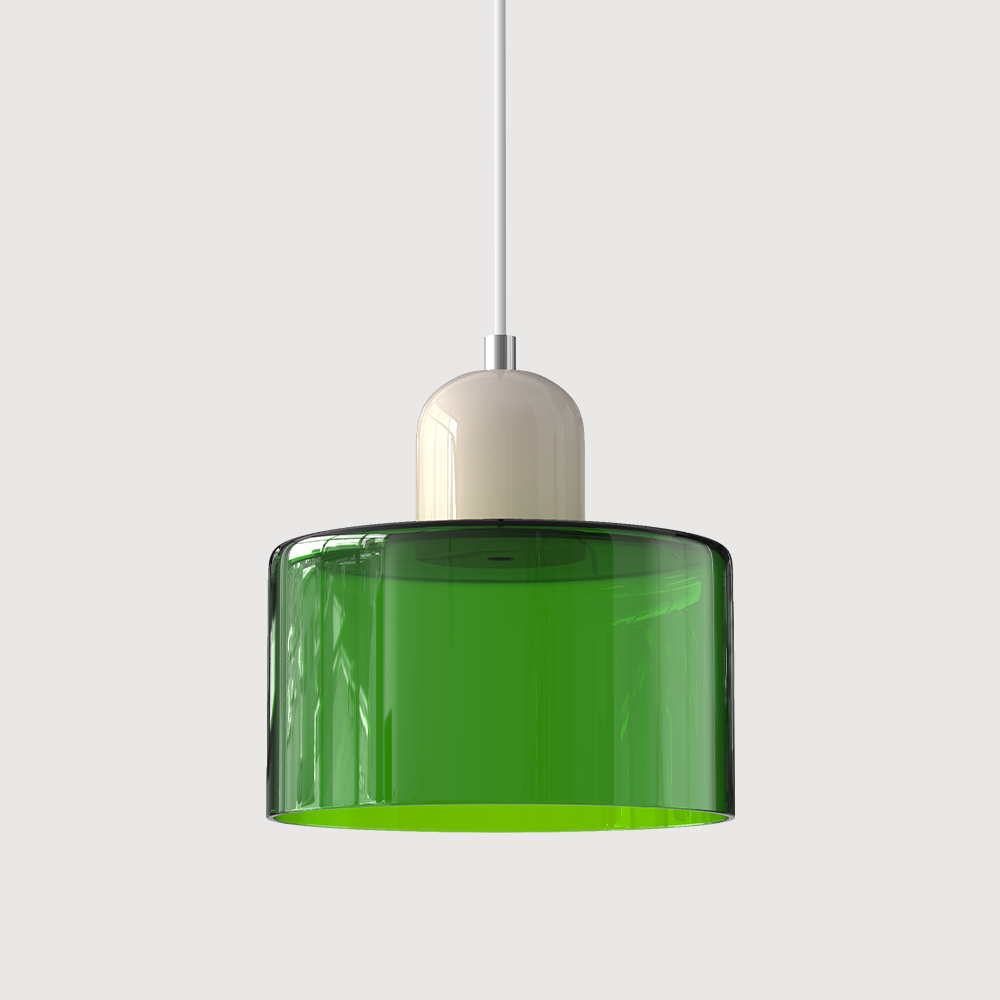 Colorful Creative Small Fresh Glass Shade Pendant Light