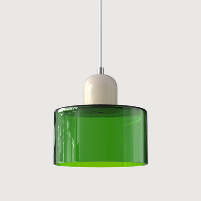 Colorful Creative Small Fresh Glass Shade Pendant Light