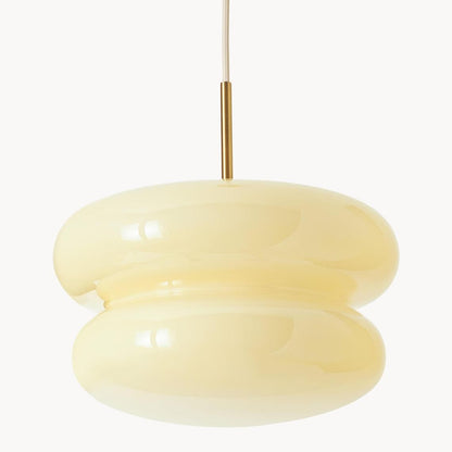 Josie Cream Bauhaus Opal Glass Pendant Light