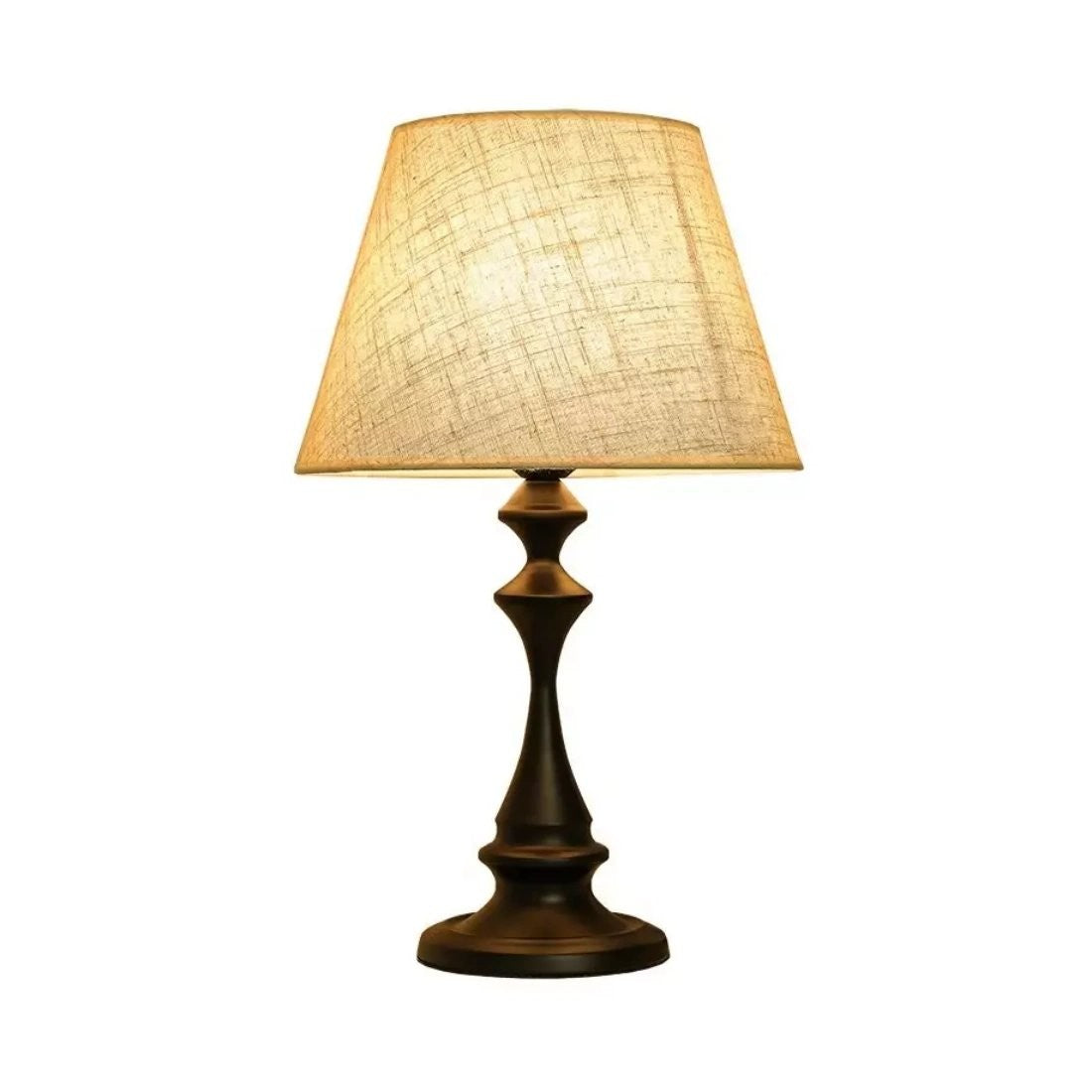 Issac Classic Linen Empire Iron Body Table Lamp