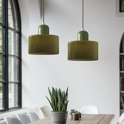 Colorful Creative Small Fresh Glass Shade Pendant Light