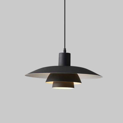 Emery Nordic Three Tier Metal Disc Pendant Light