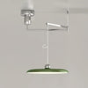 Delphin Colorful Swing Arm Flying Saucer Pendant Light