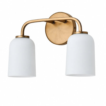 Bransen Modern Milk Glass 2/3-Light Vanity Wall Sconce