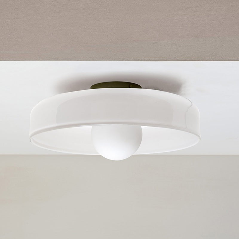 Zayn Colorful Glass Round LED Ceiling Light