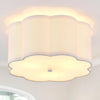 Halsey Fabric Floral Drum Shade Ceiling Light