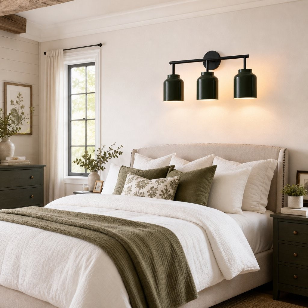 Drilon Modern 3-Light Milk Glass Bathroom Sconce