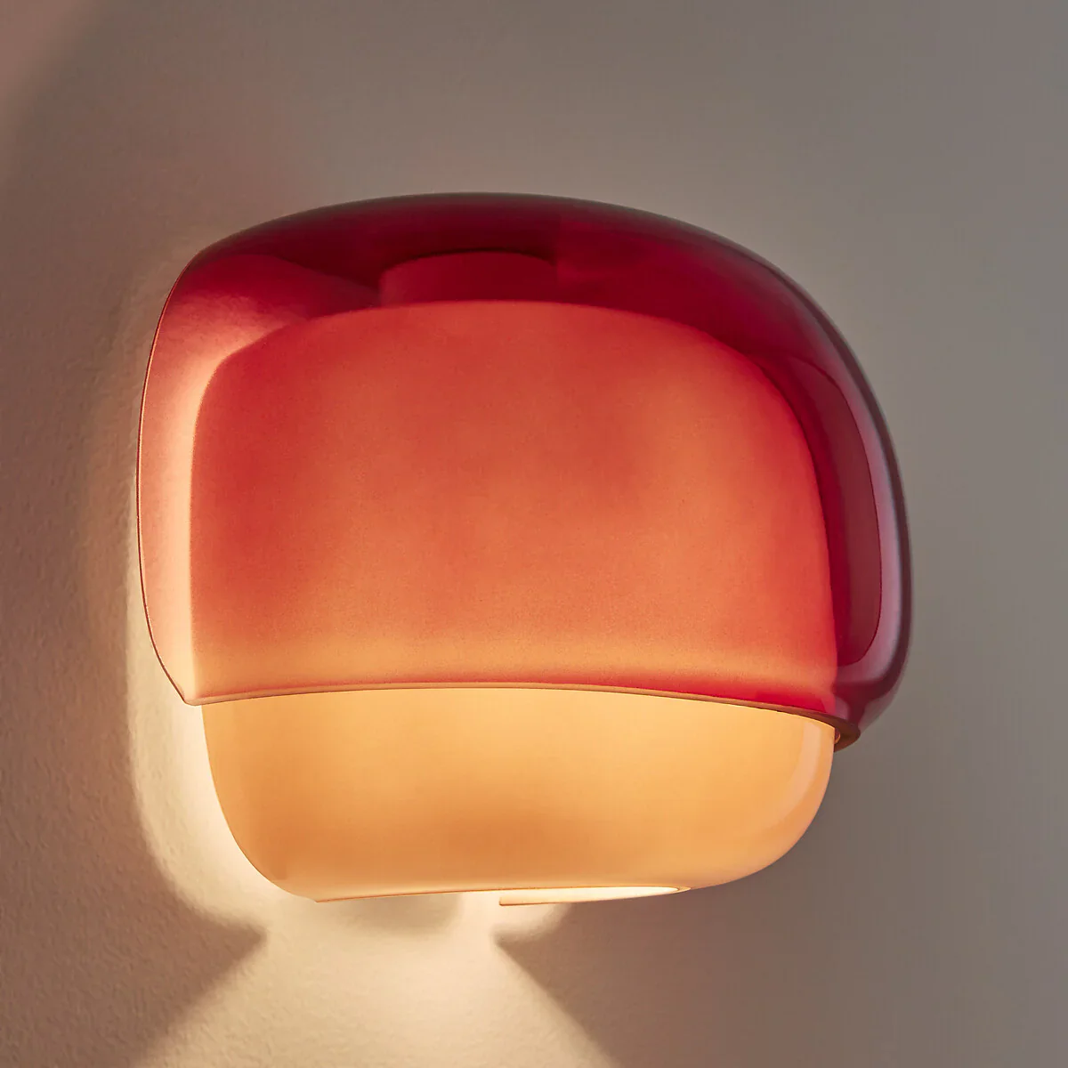 Norman Modern Colorful Layered Glass Wall Light