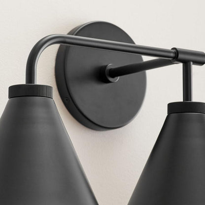 Kaelen Retro Cooper Cone Sconce Light
