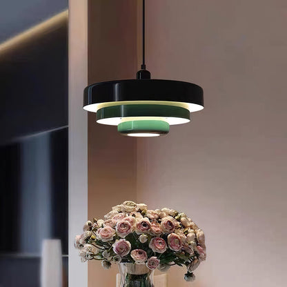 Modern Scandinavian Multi‑Layer Colorful Pendant Light