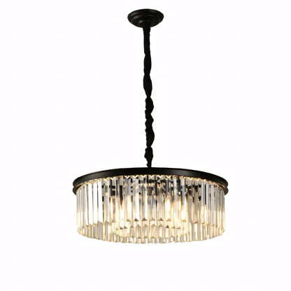 Braxion Modern Crystal Raindrop Round Chandelier