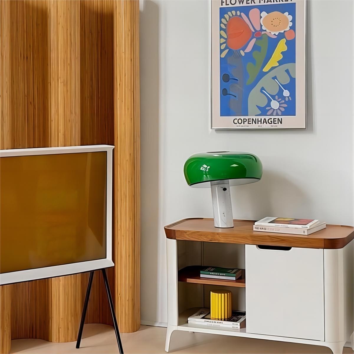 Paula Vintage Table Lamp with Marble Base