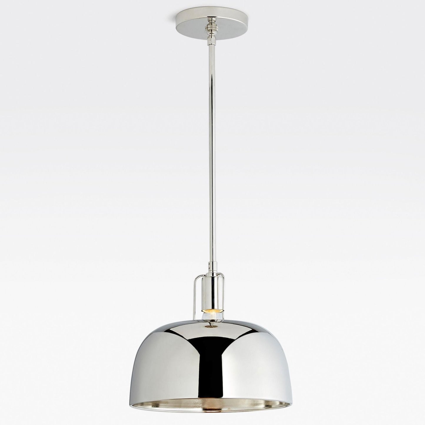 Frey Mid Century Metal Dome Pendant Light